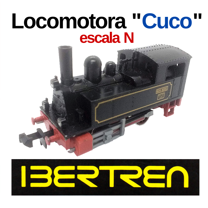 Locomotora Cuco de Ibertren escala N: pieza icónica del modelismo ferroviario en España